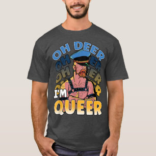 Camiseta Oh ciervo, soy el orgullo LGBT arcoiris homosexual