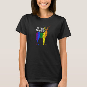 Camiseta Oh ciervo, soy lesbiana, transgénero, lesbiana, bt
