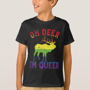 Camiseta Oh Ciervo Soy Lgbt Arcoiris Orgulloso Gay Panual L