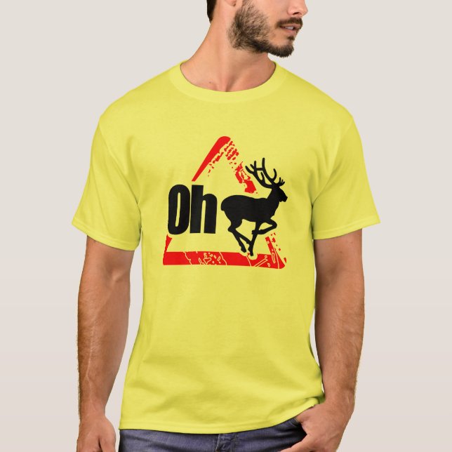 Camiseta Oh ciervos no otra vez (Anverso)