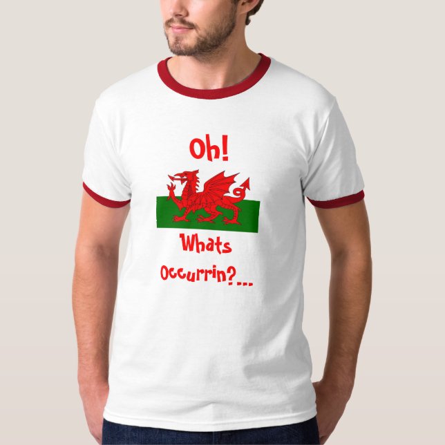 Camiseta oh cuál es occurrin (Anverso)