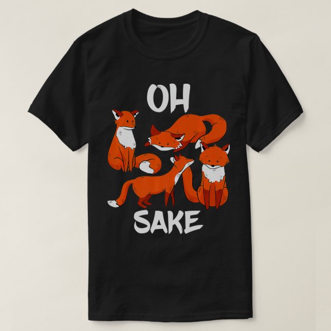 Camiseta Oh Cuatro Por Sake Gracioso Humor Adulto Casi Ofen (Diseño del anverso)