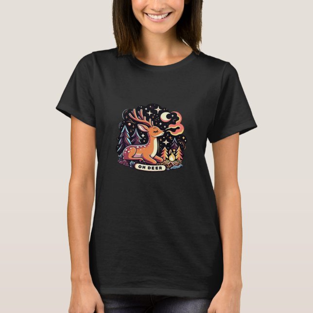 Camiseta Oh Deer Contemporary Graphic Vibe (Anverso)
