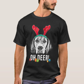 Camiseta Oh Deer Funny Harrier Xmas