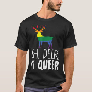 Camiseta Oh Deer I'm Queer  Funny LGBT Gay Pride 