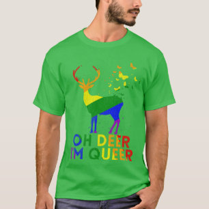 Camiseta Oh Deer Im Queer Pride Mes