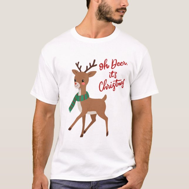 Camiseta Oh deer... it’s Christmas! (Anverso)