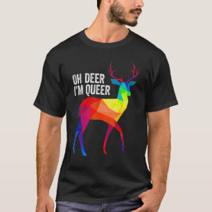 Camiseta Oh Deer Lgbt Soy el Mes del Orgullo Gay Arcoiris Q
