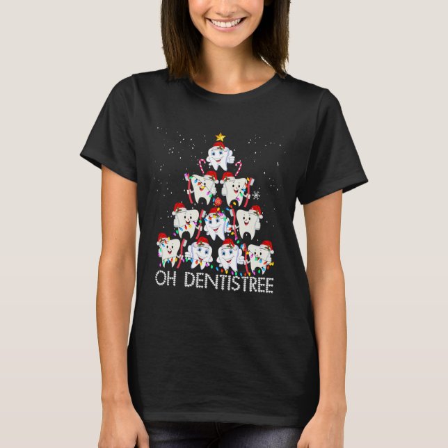 Camiseta Oh Dentistree Diversión Navidades de Navidad Denti (Anverso)