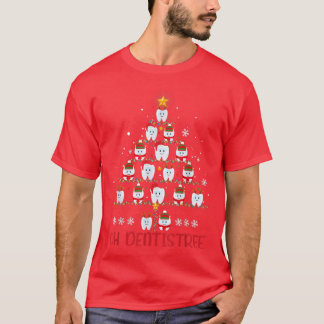 Camiseta Oh Dentistree Divertido Árbol de Navidad Higiene d