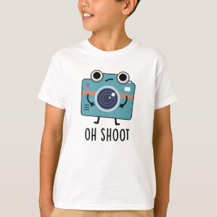 Camiseta Oh Disparen a divertida fotógrafa Camera Pun