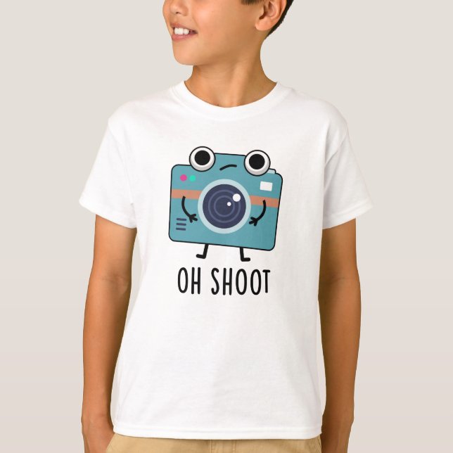 Camiseta Oh Disparen a divertida fotógrafa Camera Pun (Anverso)