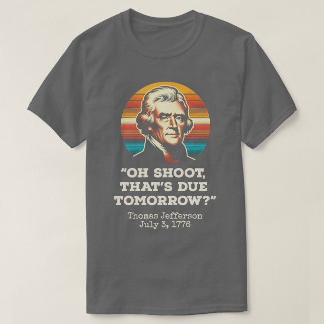Camiseta Oh Disparen Eso Mañana 2 (Diseño del anverso)