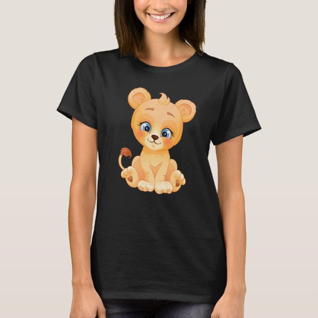 Camiseta Oh, dulce bebé león Premium (Anverso)