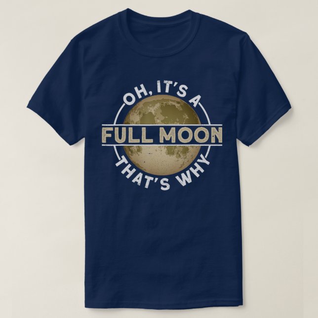 Camiseta Oh, Es Una Luna Llena (Diseño del anverso)