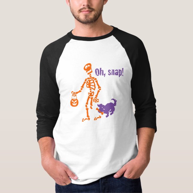 Camiseta Oh, esqueleto rápido (Anverso)