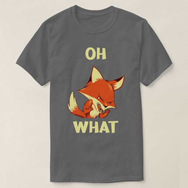 Camiseta Oh Fox qué de Tobe Fonseca (Diseño del anverso)