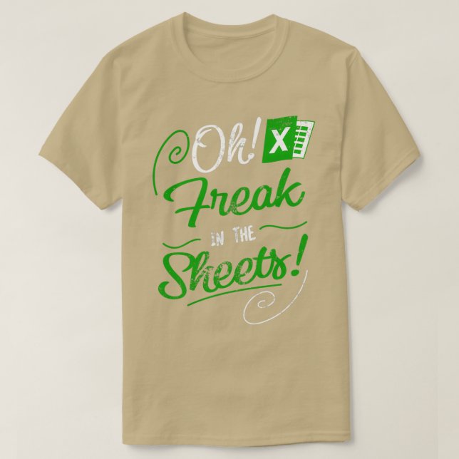Camiseta Oh Freak In The Sheets Funny Accountant Quote (Diseño del anverso)