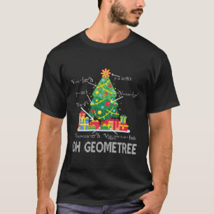 Camiseta Oh Geometree Geometry Funny Math Puns Navidades