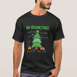 Camiseta Oh Geometree Geometry Math Science Teacher Christm