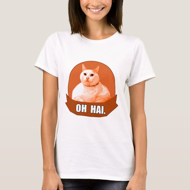 CAMISETA OH HAI. (Anverso)