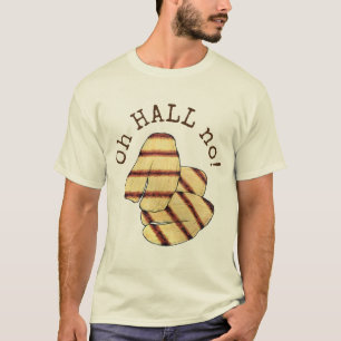 Camiseta Oh HALL (Infierno) ¡No! Halloumi Quese Foodie a la