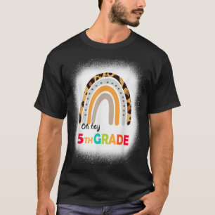 Camiseta Oh Hey 5º Grado Arcoiris Azucarado Primer Día De C