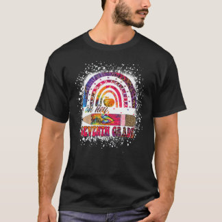 Camiseta Oh Hey Séptimo Grado Arco Arcoiris Leopardo de la 