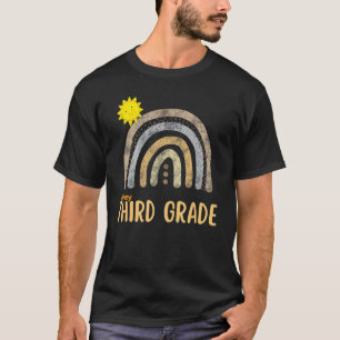 Camiseta Oh Hey Tercer Grado Arcoiris Bleado Primer Día De