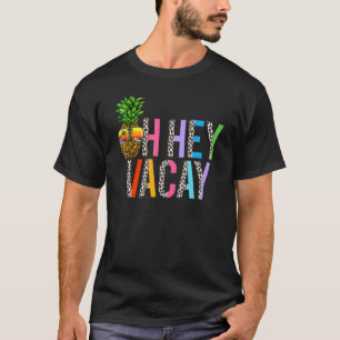Camiseta Oh Hey Vacay Pineapple Glasses Leopardo El Último 