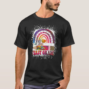 Camiseta Oh Hola Corbata De Daga De Arcoiris De Primer Grad