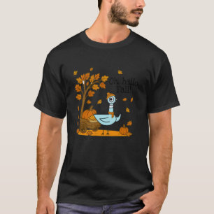 Camiseta Oh, Hola Otoño Paloma Temporada de Calabaza de Oto
