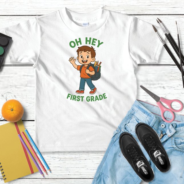 Camiseta oh hola primer grado de vuelta a clases (Subido por el creador)
