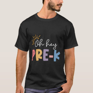 Camiseta Oh Hola Profesor Pre K Estudiante Preescolar Prime