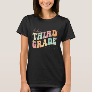 Camiseta Oh Hola Tercer Grado Groovy Profesor De Regreso A 