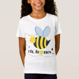 Camiseta Oh Honey Valentines reina Bee personaje con tiara