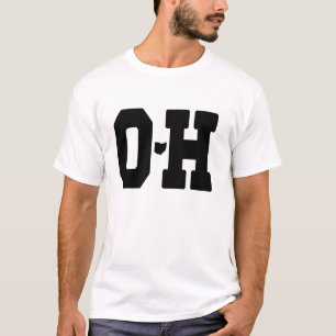 Camiseta OH IO Ohio T-Shirt - Negro