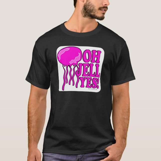 Camiseta Oh Jell Yes Fun Jellyfish Personalizado (Anverso)