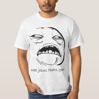 Camiseta Oh Jesús dulce que es buena cara Meme de la rabia