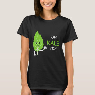 Camiseta Oh Kale No Pun Vegan Gift Para Vegetariano
