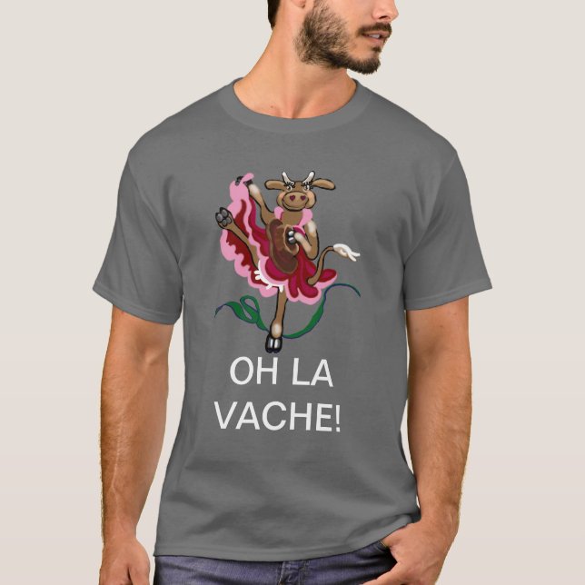 Camiseta ¡Oh la vache! (Anverso)