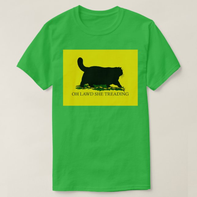 Camiseta Oh Lawd She Tread Mug (Diseño del anverso)