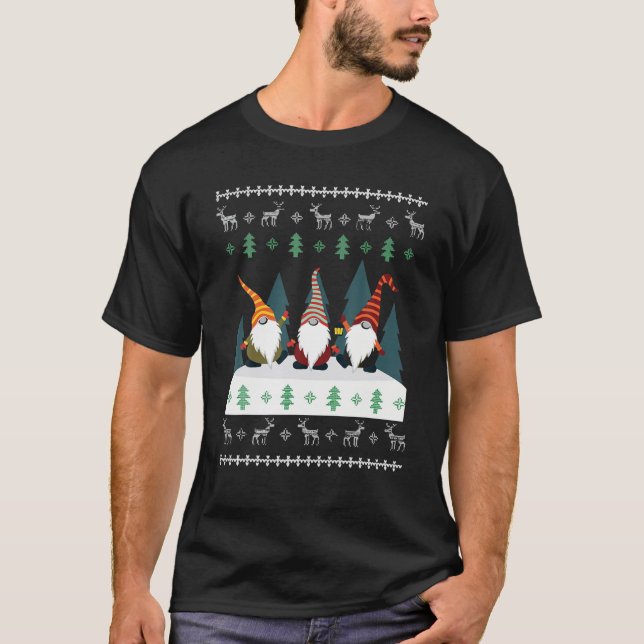 Camiseta Oh Liftmas Tree Kettlebell Gym Navidades feos Swea (Anverso)