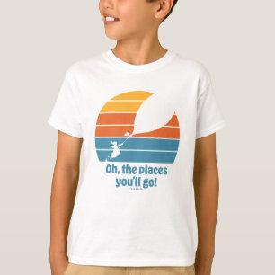 Camiseta ¡Oh, los lugares a los que irás! Atardecer Retro