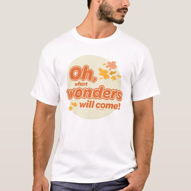 Camiseta ¡Oh, los lugares a los que vas! "Qué maravillas ve (Anverso)