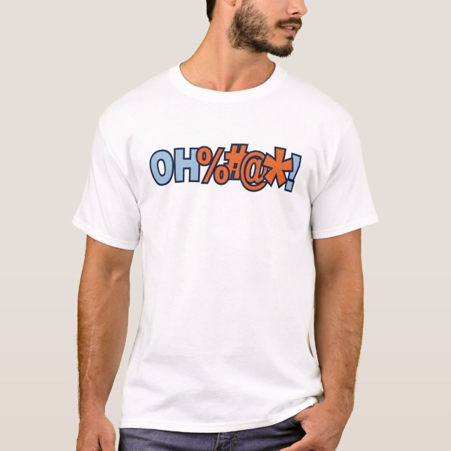 Camiseta Oh Mala Maldición Palabra (Anverso)