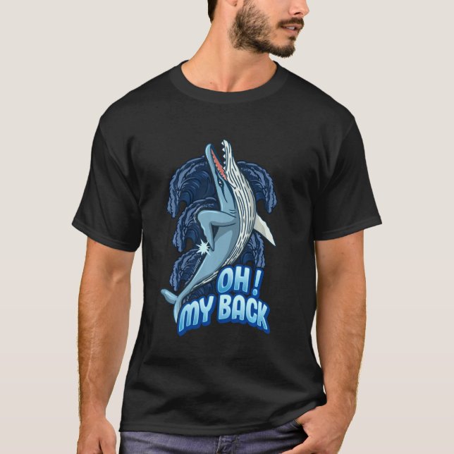 Camiseta Oh Mi Bio Marino Animal De Ballena Atrás (Anverso)