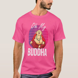 Camiseta Oh Mi Buda Medita Retro Budista