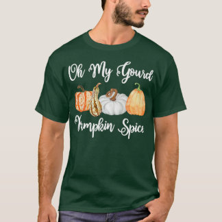 Camiseta Oh mi calabaza calabaza calabaza sana caída de cal