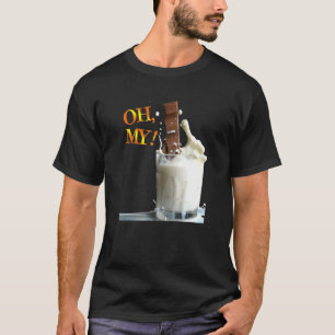 Camiseta Oh Mi diseño gráfico de leche de chocolate